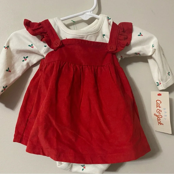 NWT Cat & Jack Holiday Outfit - Picture 1 of 7